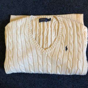 Ralph Lauren womens cable knit sweater